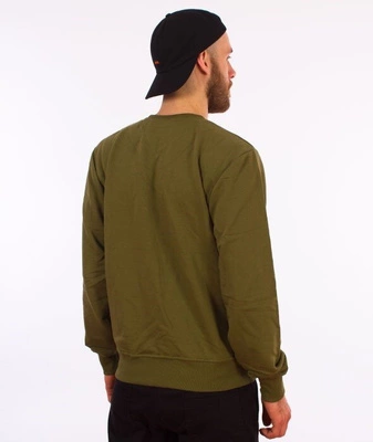 Backyard Cartel-Label Logo Crewneck Bluza Khaki