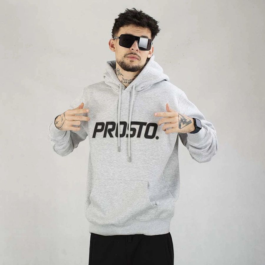 Bluza Prosto Hoodie Sweer szara