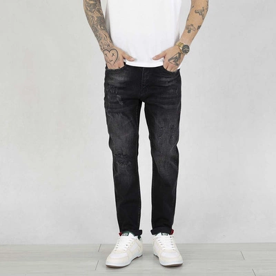 Spodnie Regular I8 Denim BOY22 black jeans