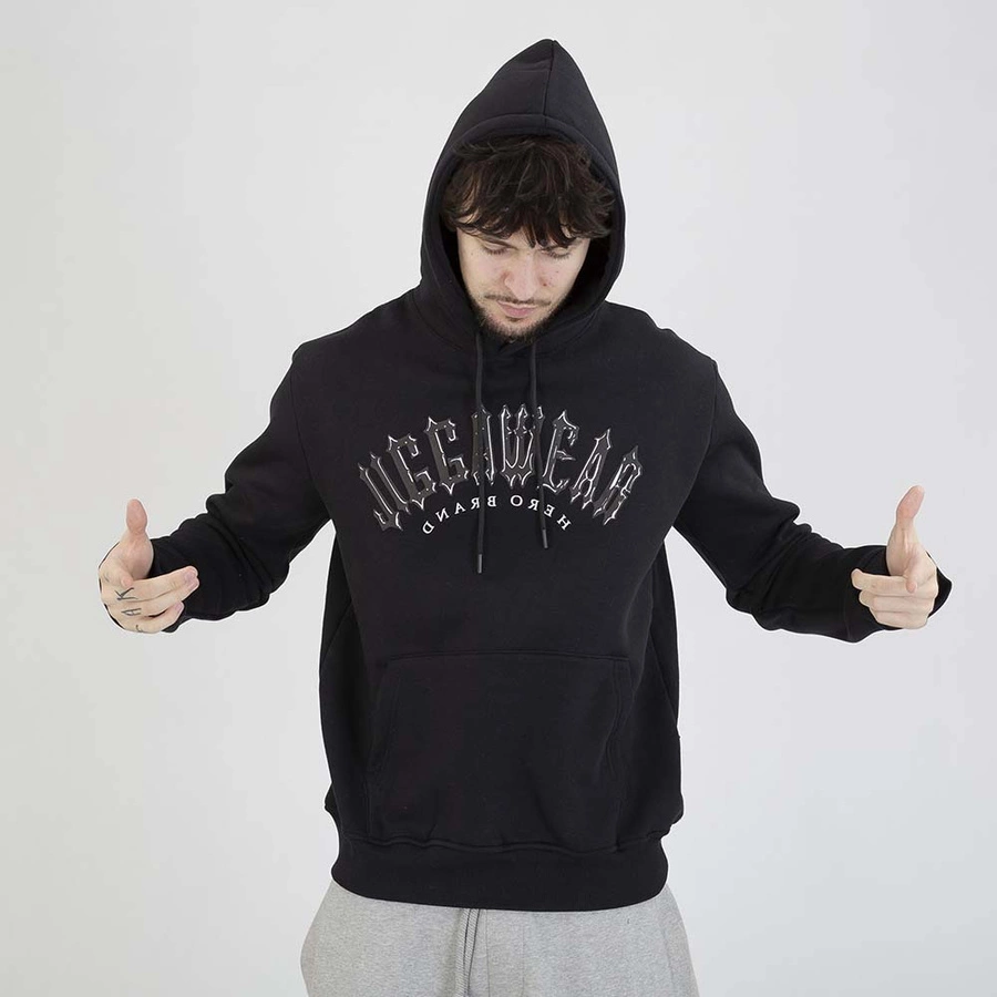 Bluza Jigga Wear Hoodie Trap Logo czarna