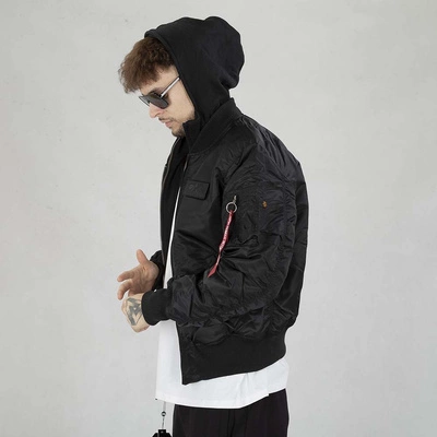 Kurtka Alpha Industries MA-1D-Tec 133104 czarno czarna 