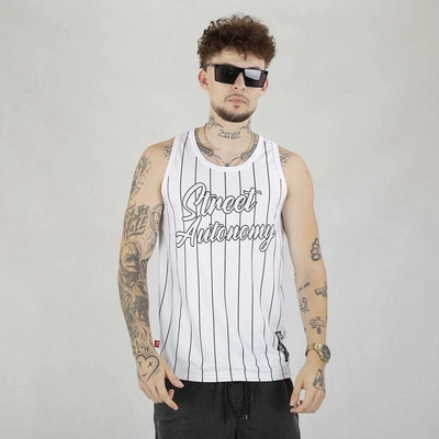 Tank Top Street Autonomy Baseball biały