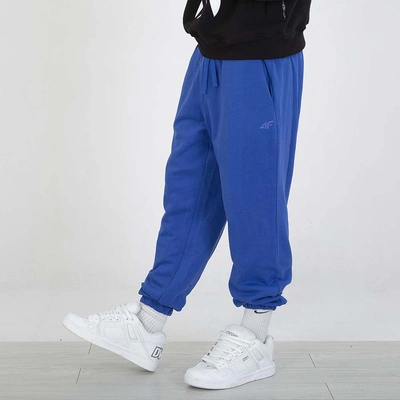 Spodenie dresowe 4F Regular M1272 kobaltowe