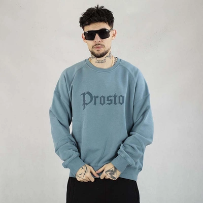 Bluza Prosto Crewneck Goth turkusowa