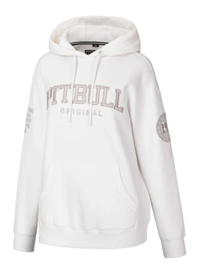 Bluza Pit Bull Hoodie Tyrian biała