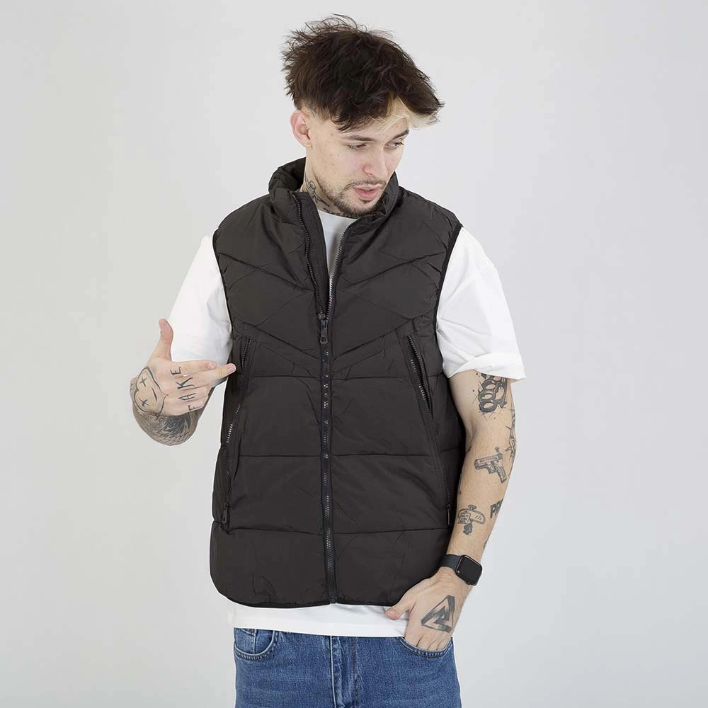 Bezrękawnik I8 Denim Crewneck czarny