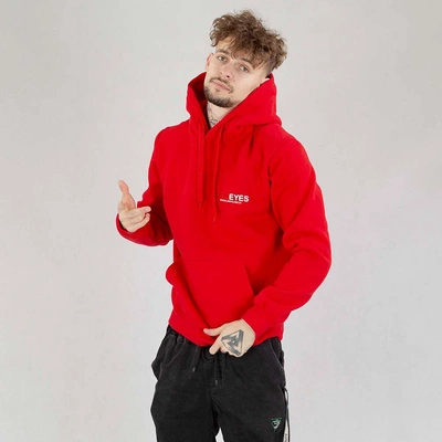 Bluza Hoodie Red Eyes King czerwono biała