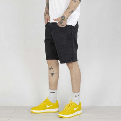 Krótkie spodenki Mass Jeans Relax Fit Box black washed