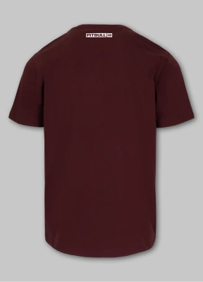 Koszulka Pit Bull Hilltop ciemna bordowa
