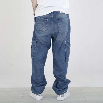 Spodnie Baggy I8 Denim BAG103 niebieskie