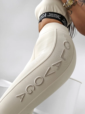Legginsy + Top Olavoga Shapely beżowy