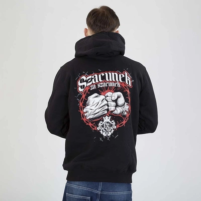 Bluza Hoodie Ciemna Strefa Szacunek czarna