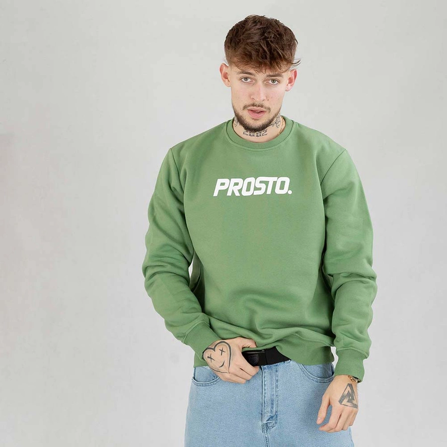 Bluza Prosto Crewneck Yimello zielona