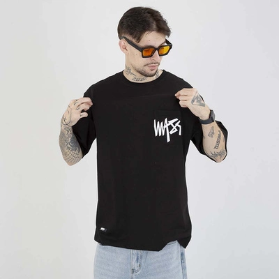 Koszulka Mass Pocket Sign czarna