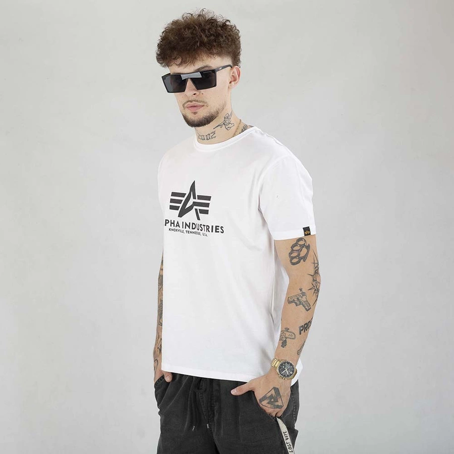 Koszulka Alpha Industries Basic 100501 biała