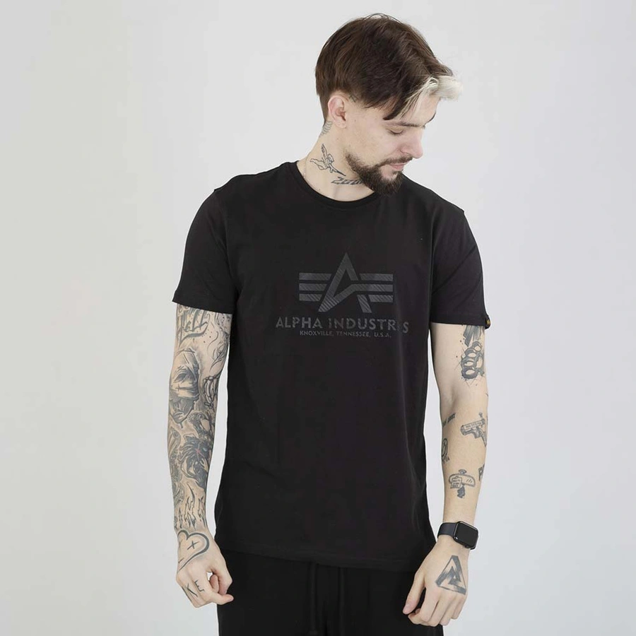 Koszulka Alpha Industries Basic Carbon 100501CB czarny