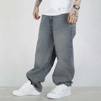 Spodnie Baggy I8 Denim BAG78 jasne niebieskie