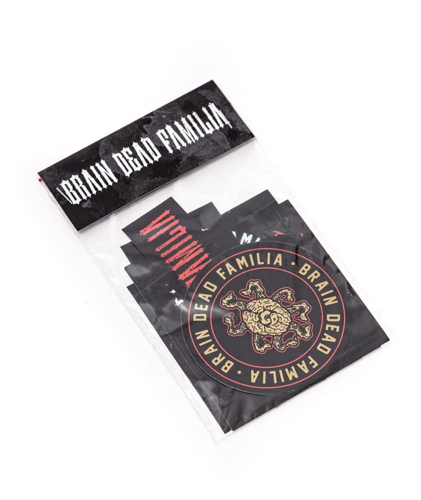 Zestaw Naklejek Brain Dead Familia 2025 Sticker