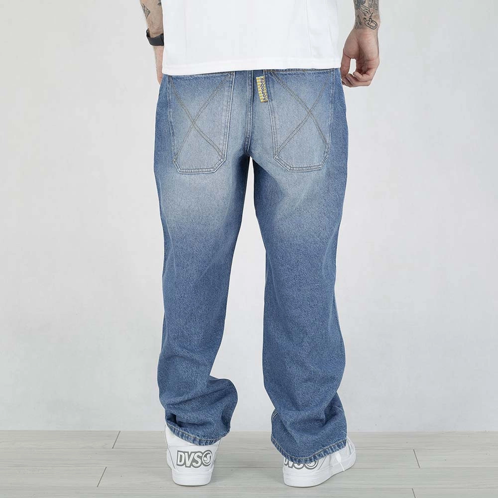 Spodnie Jeansowe Homeboy X-Tra Baggy Denim Vintage Blue