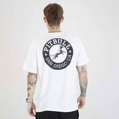 Koszulka Pit Bull San Diego Ca Black biała