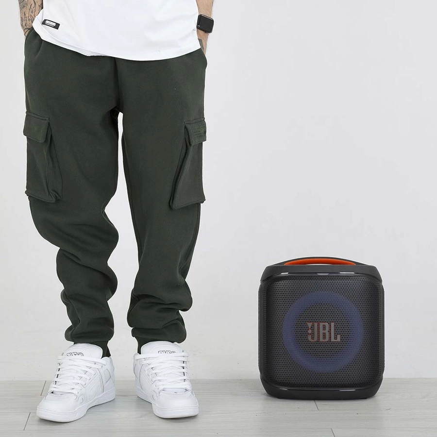 Spodnie dresowe Pit Bull cargo Cypress Sport ciemne zielone