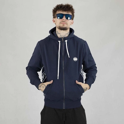 Bluza Pit Bull Hoodie Zip French Terry Lotus granatowa