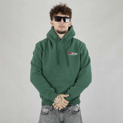 Bluza Hoodie Red Eyes Fuck Off zielono złota