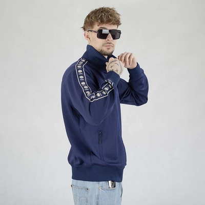 Bluza Pit Bull Crewneck Zip Powers niebieska