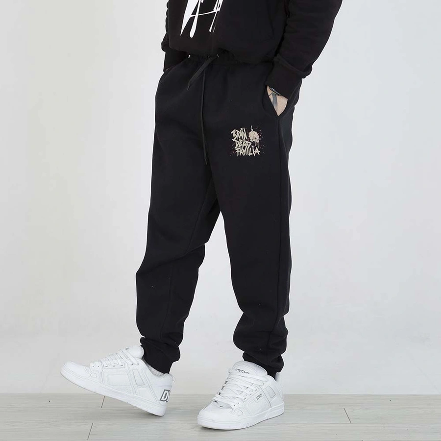 Spodnie dresowe Brain Dead Familia Mózg czarne