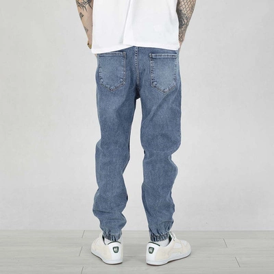 Spodnie I8 Denim Baggy Cargo BAG03 light grey jeasnowe