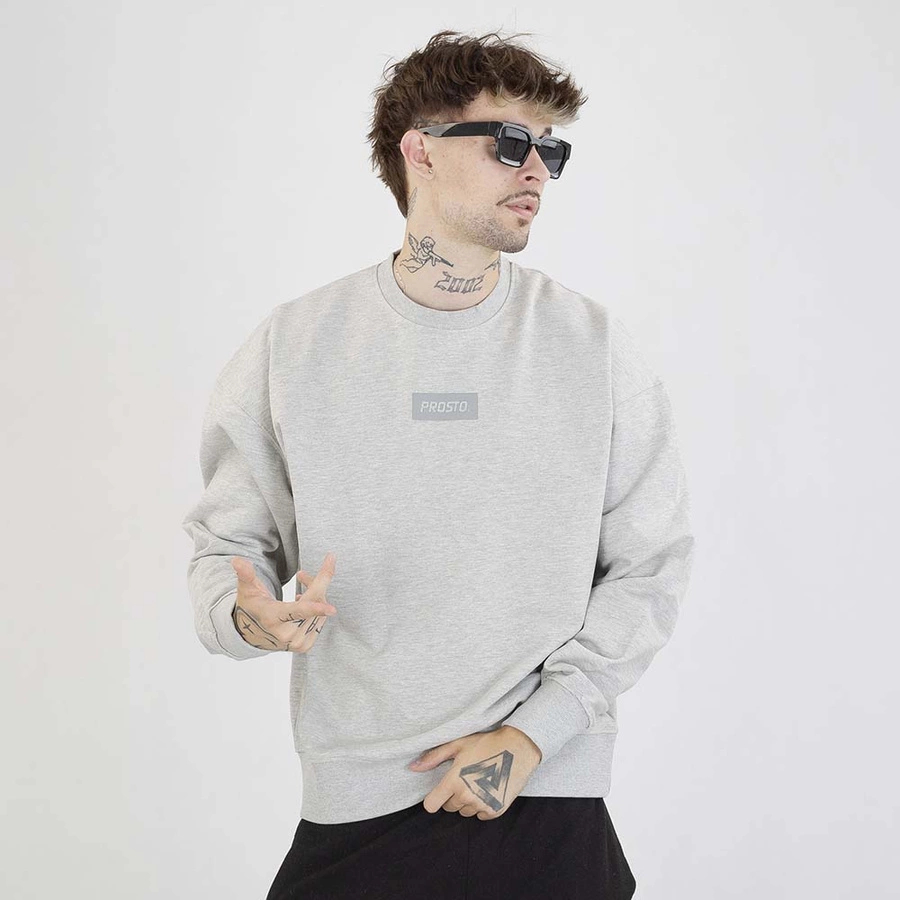 Bluza Prosto Crewneck Box szara