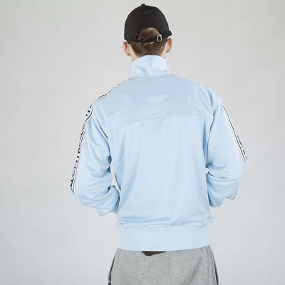 Bluza Pit Bull Crewneck Zip Tape Logo błękitna