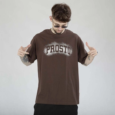 Koszulka Prosto Jung brązowa