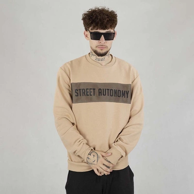 Bluza Street Autonomy Crewneck Com beżowa