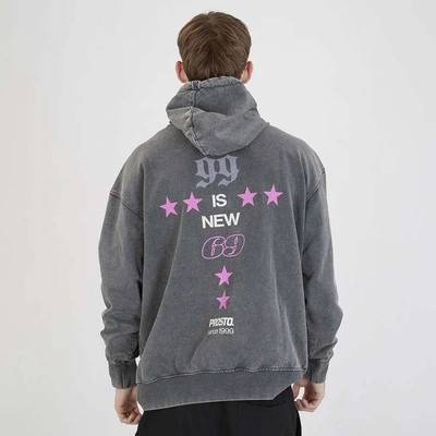 Bluza Prosto Hoodie Washed99 grafitowa