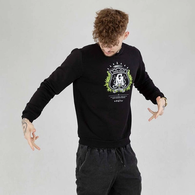 Bluza Ganja Mafia Crewneck Herb czarna