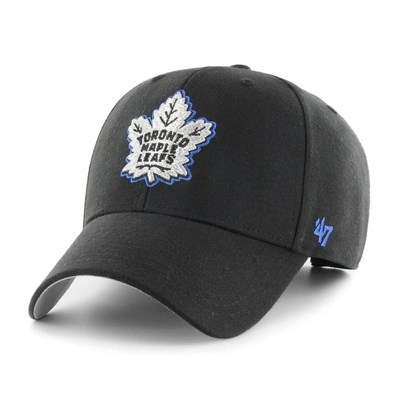 Czapka 47 Brand NHL Toronto Maple Leafs Metallic Snap '47 MVP H-MTLCS18WBP-BK