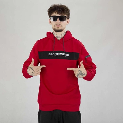 Bluza Hoodie 4F BLM015 czerwona