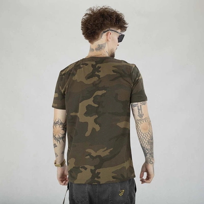 Koszulka Alpha Industries Basic Small Logo 188505C oliwkowa camo