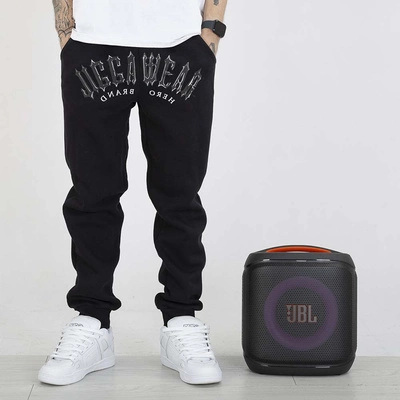 Spodnie Dresowe Jigga Wear Trap Logo czarne