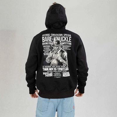 Bluza Pit Bull Hoodie Bare Knuckle czarna