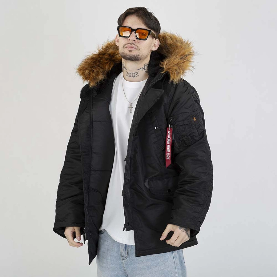 Kurtka Zimowa Alpha Industries N3B VF 59 103141 czarna