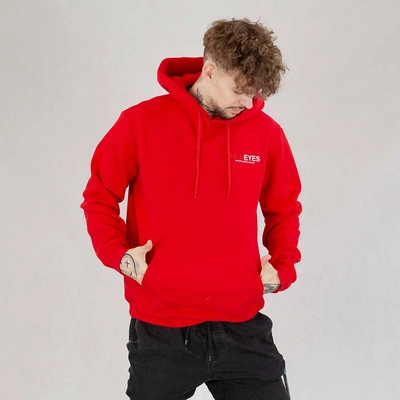 Bluza Hoodie Red Eyes King czerwono biała