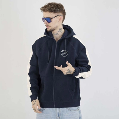 Bluza Pit Bull Hoodie ZIP San Diego CA granatowa