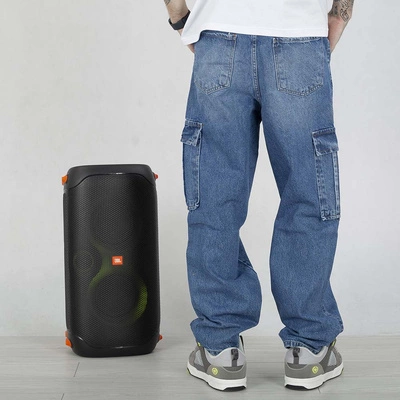 Spodnie Baggy I8 Denim BAG37 niebieskie