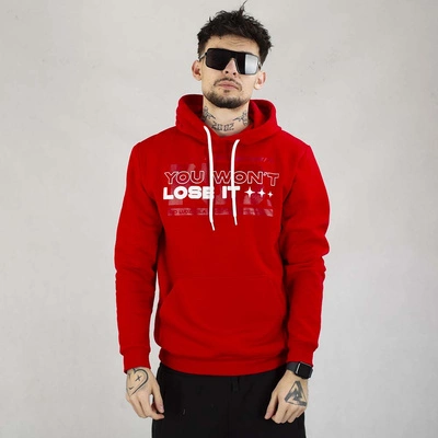 Bluza Hoodie Dudek P56 You Won't Lose It czerwona