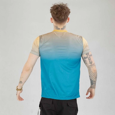 Koszulka Patriotic F-Shadow beżowo turkusowa