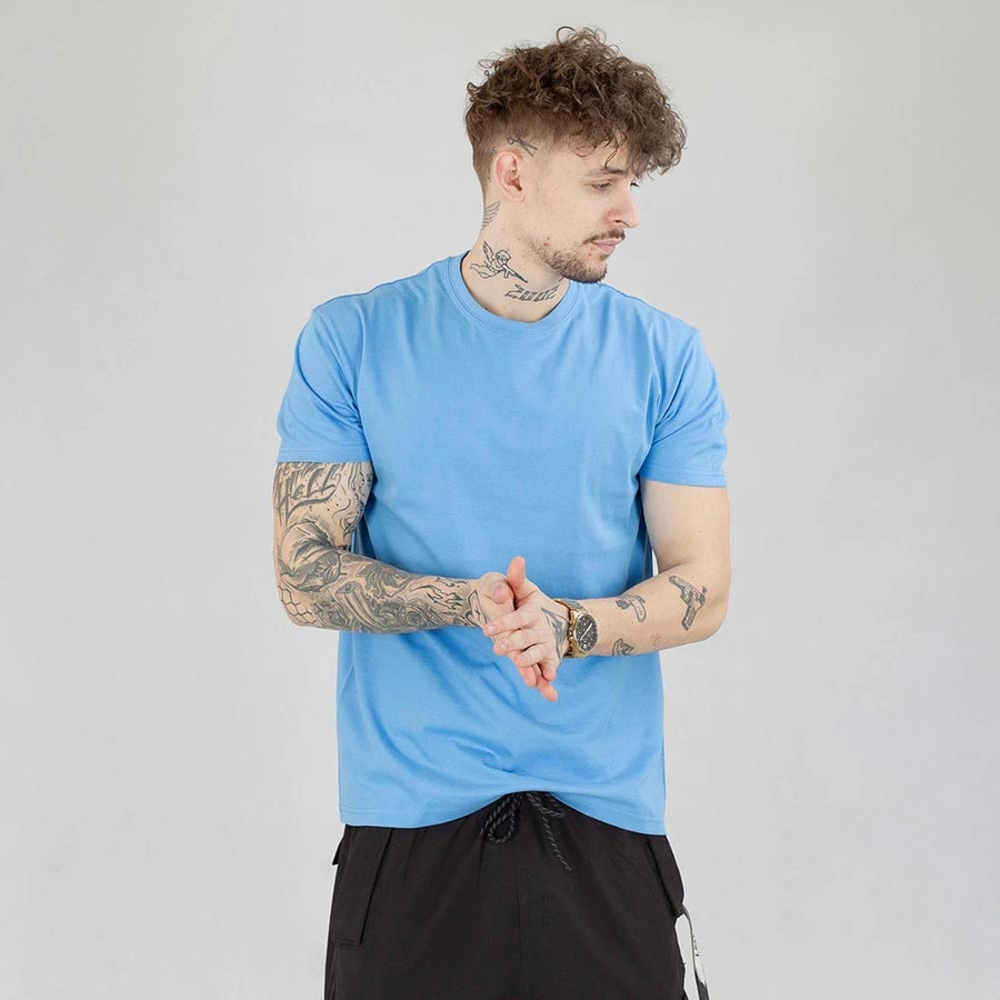Koszulka Niemaloga Slim 150 Smooth błękitna