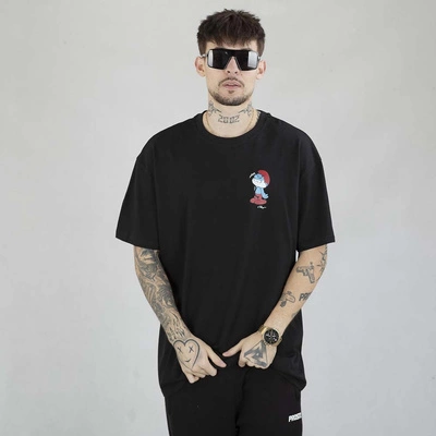 Koszulka Smerfy Baggy Pickaback czarna