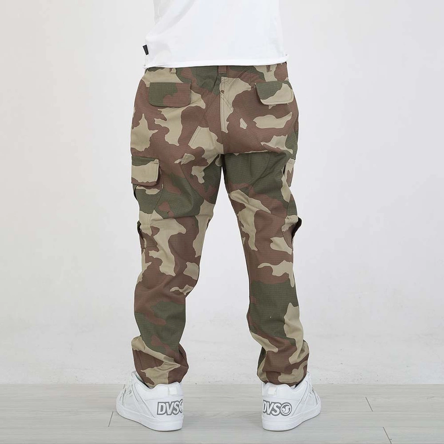 Spodnie Jigga Wear Military Jogger brązowe zielone camo